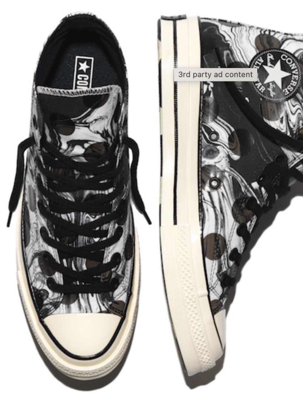 Converse CHUCH TAYLOR 'Suminagashi' WOW- RARE